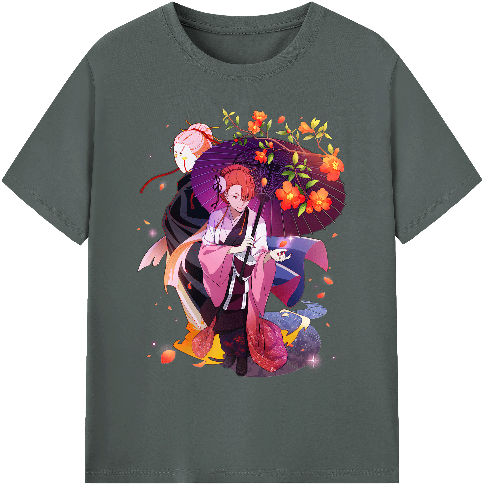 （画像用） 文豪ストレイドッグス Bungo Stray Dogs 綿100％ メンズ半袖Tシャツ｜肌触りやわらか＆通気性